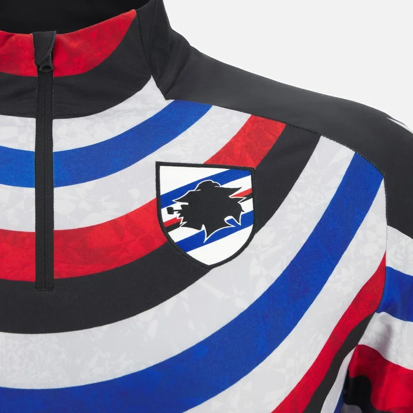 Camisola de aquecimento para adultos U.C. Sampdoria 2025/26 Tops Camisola de aquecimento para adultos U.C. Sampdoria 2025/26 Tops