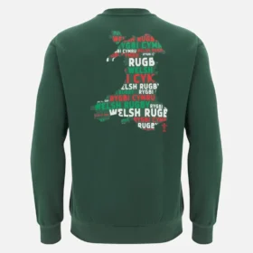 Camisola de fã verde do Welsh Rugby 2025/26 Camisola de fã verde do Welsh Rugby 2025/26