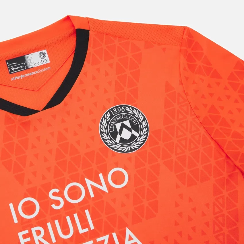 Camisola de jogo alternativa de guarda-redes para adulto do Udinese Calcio 2025/26 Camisola de jogo alternativa de guarda-redes para adulto do Udinese Calcio 2025/26