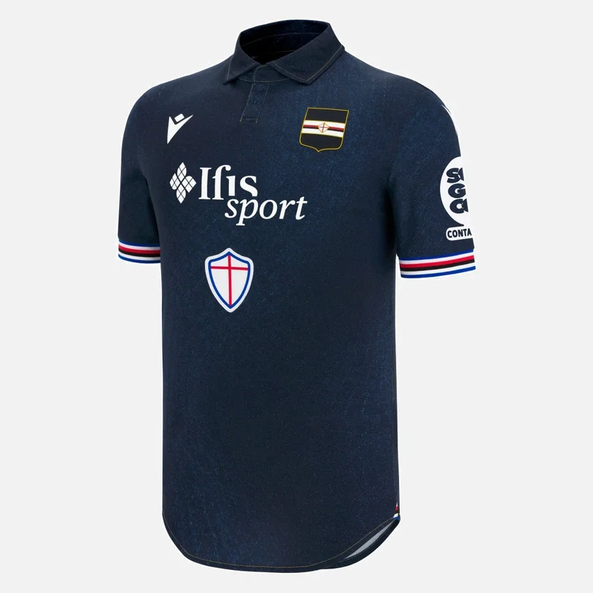 Camisola de jogo alternativa para adulto da U.C. Sampdoria 2025/26 Camisola de jogo alternativa para adulto da U.C. Sampdoria 2025/26