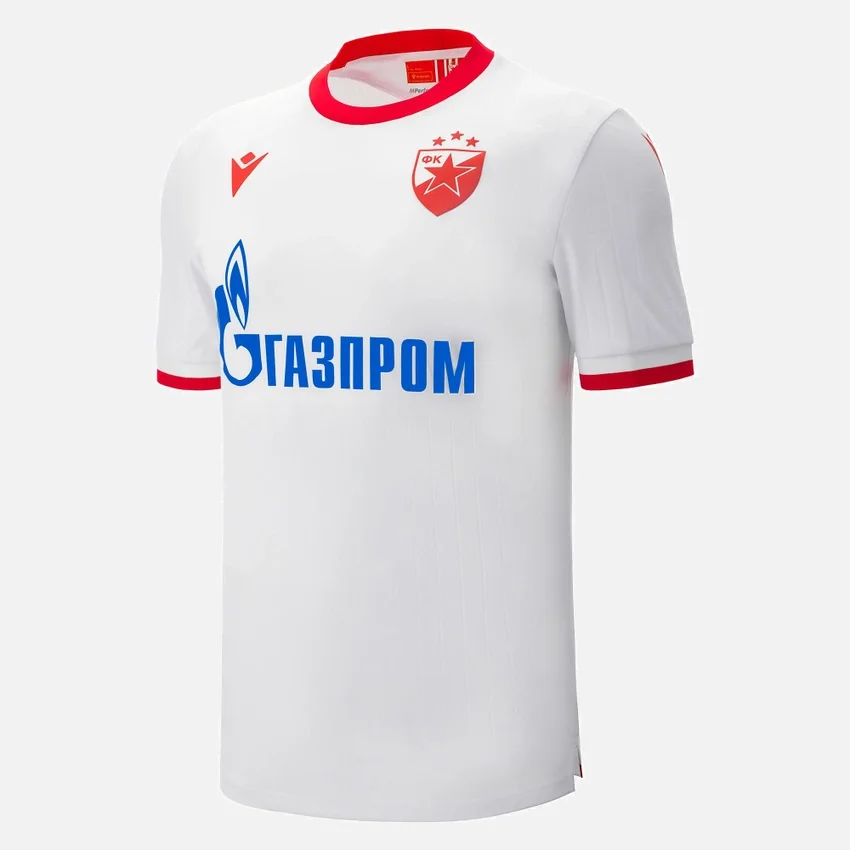Camisola de jogo alternativa para adultos do Red Star Belgrado 2025/26 Camisola de jogo alternativa para adultos do Red Star Belgrado 2025/26