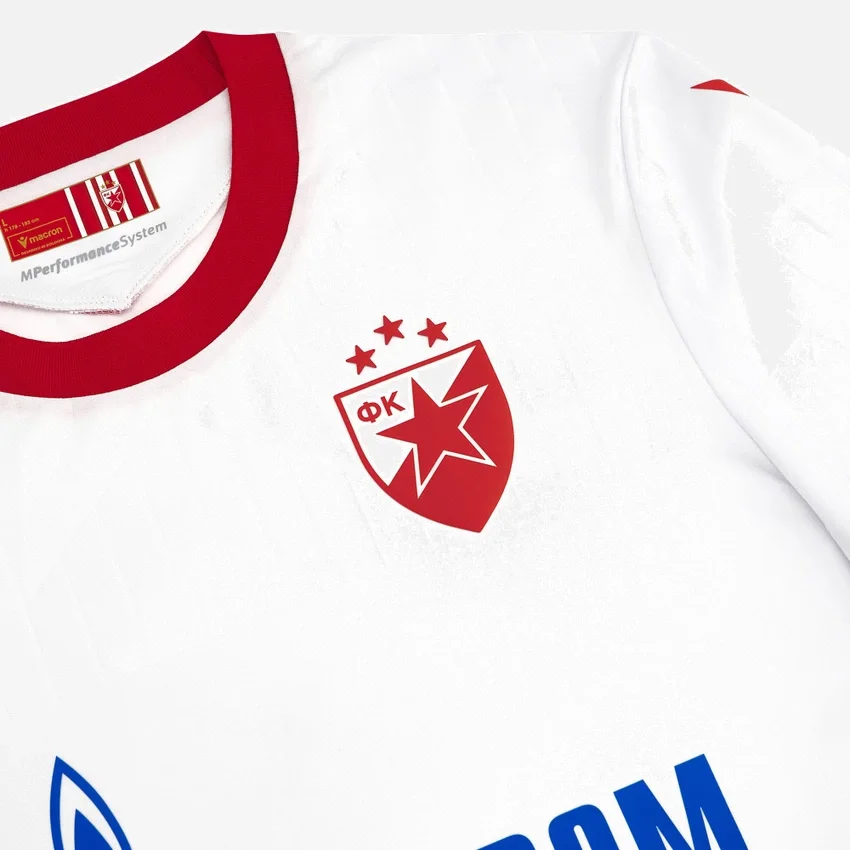 Camisola de jogo alternativa para adultos do Red Star Belgrado 2025/26 Camisola de jogo alternativa para adultos do Red Star Belgrado 2025/26