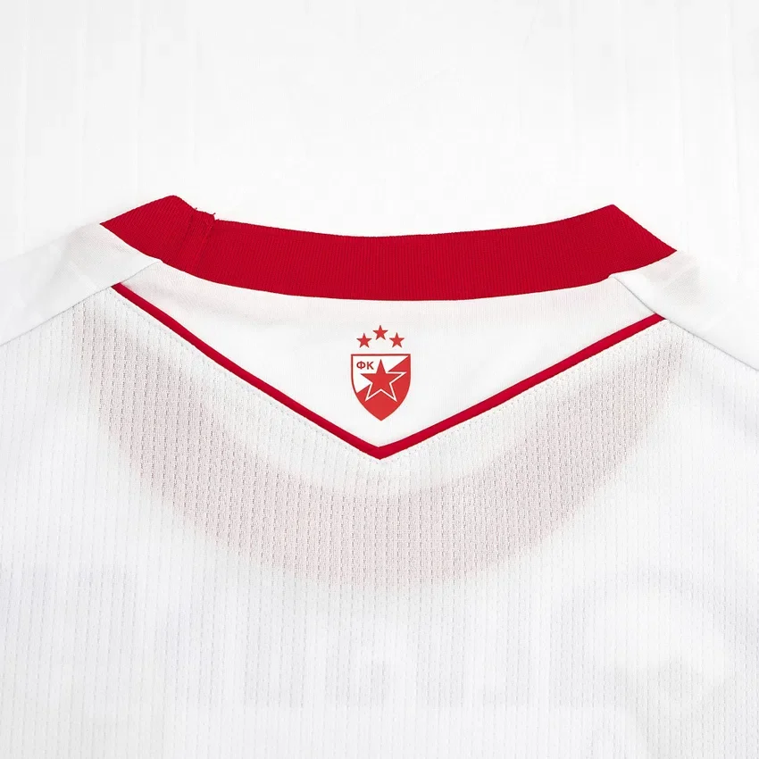 Camisola de jogo alternativa para adultos do Red Star Belgrado 2025/26 Camisola de jogo alternativa para adultos do Red Star Belgrado 2025/26