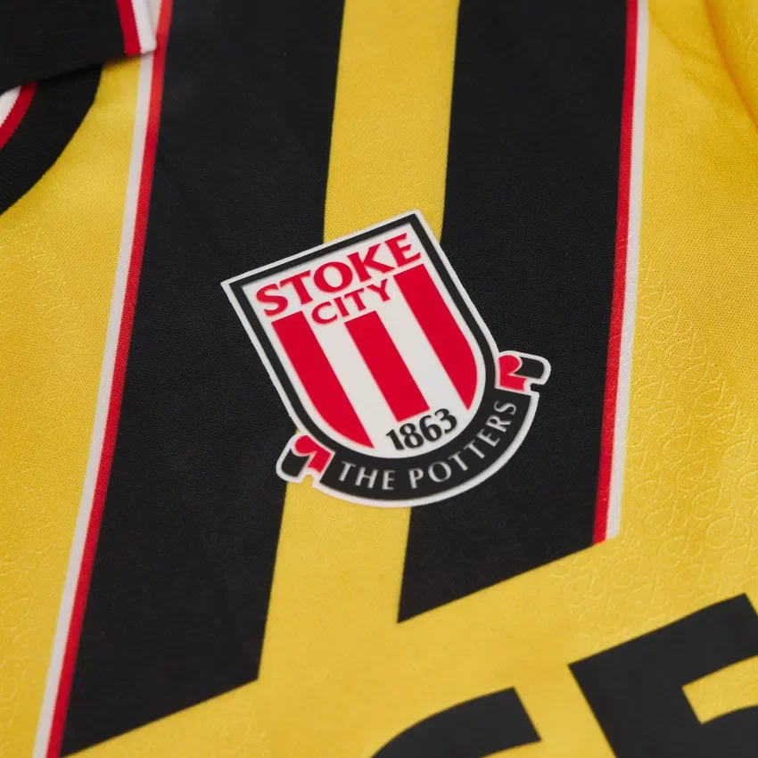 Camisola de jogo alternativa para adultos do Stoke City FC 2025/26 Camisola de jogo alternativa para adultos do Stoke City FC 2025/26