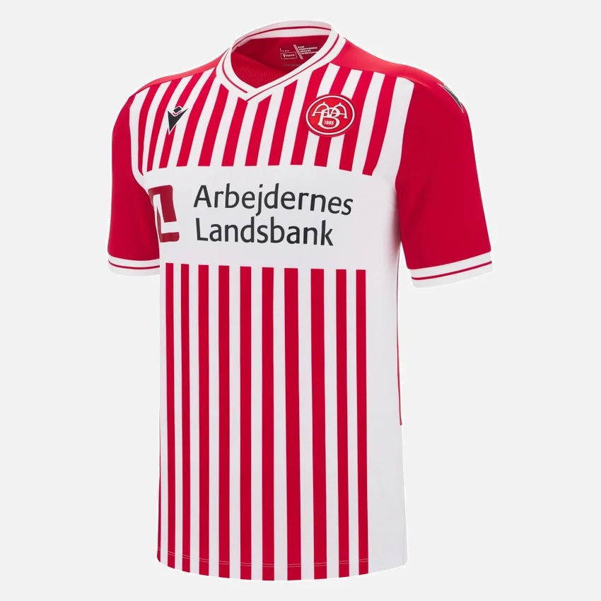 Camisola de jogo em casa do Aalborg BK 2025/26 para adultos Camisola de jogo em casa do Aalborg BK 2025/26 para adultos