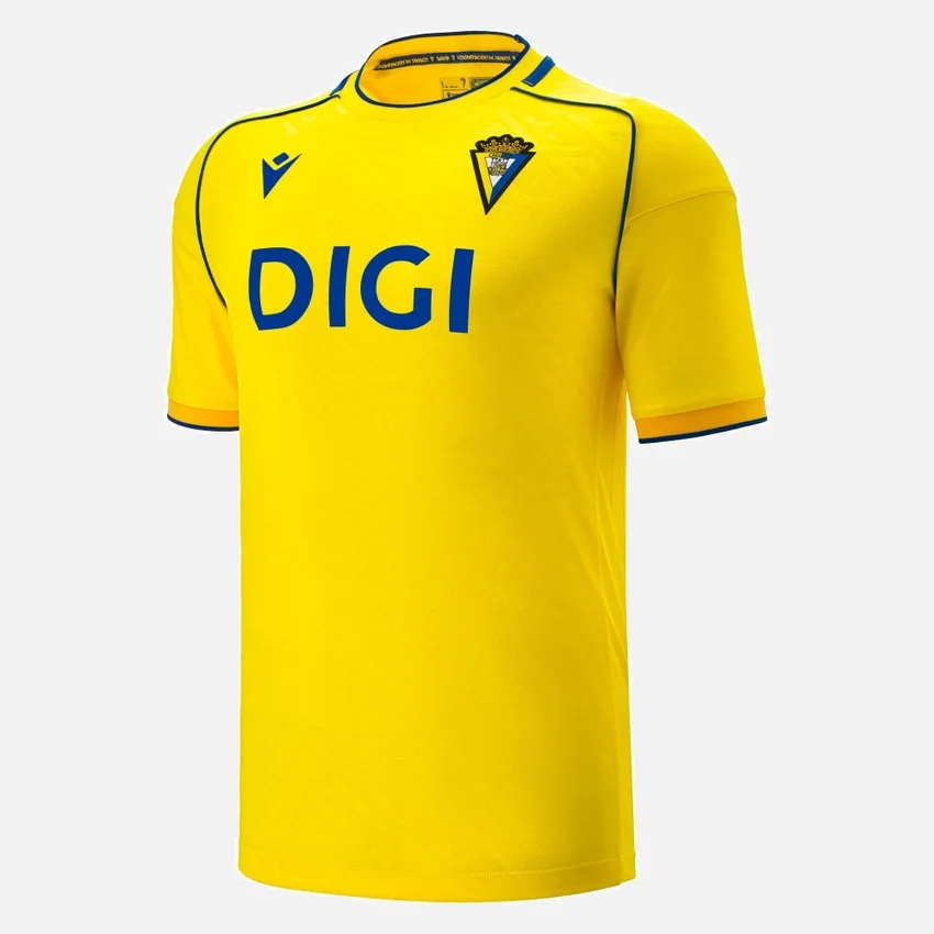 Camisola de jogo em casa do Cádiz CF 2025/26 para adultos Camisola de jogo em casa do Cádiz CF 2025/26 para adultos