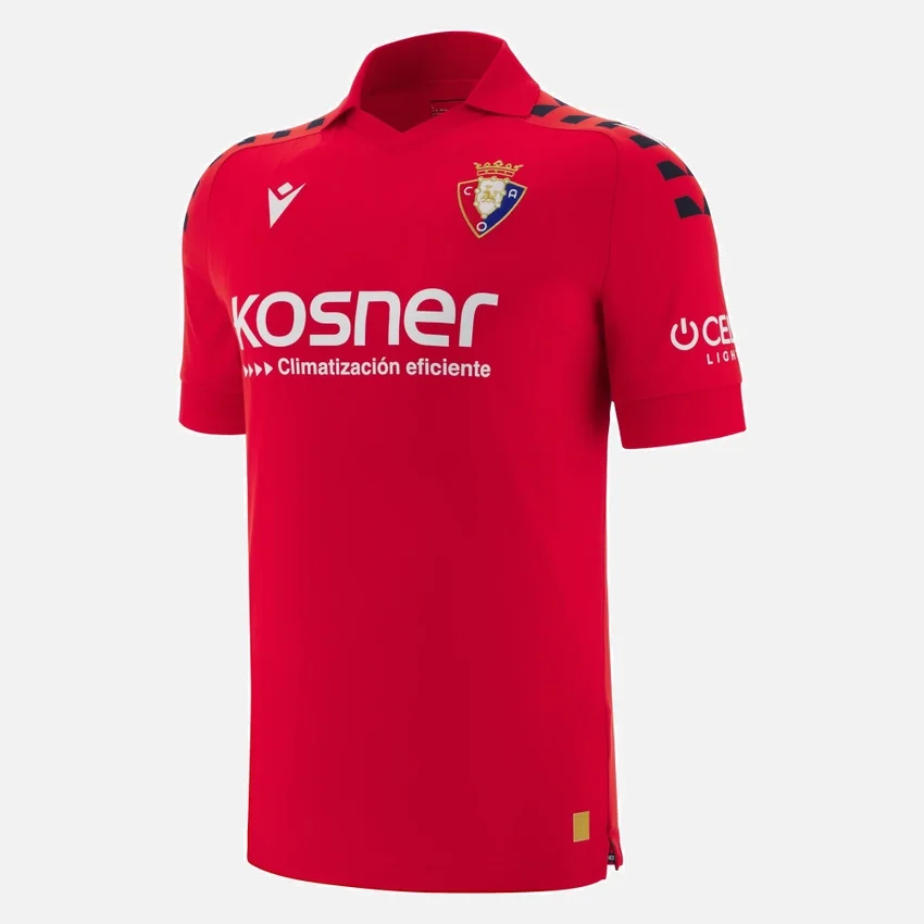 Camisola de jogo em casa do Osasuna 2025/26 para adultos Camisola de jogo em casa do Osasuna 2025/26 para adultos