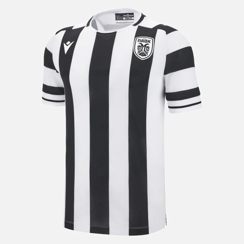 Camisola de jogo em casa do PAOK FC 2025/26 para adultos Camisola de jogo em casa do PAOK FC 2025/26 para adultos