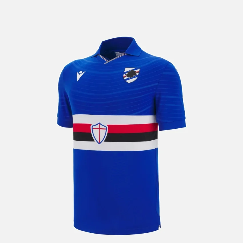Camisola de jogo em casa júnior da U.C. Sampdoria 2025/26 Camisola de jogo em casa júnior da U.C. Sampdoria 2025/26