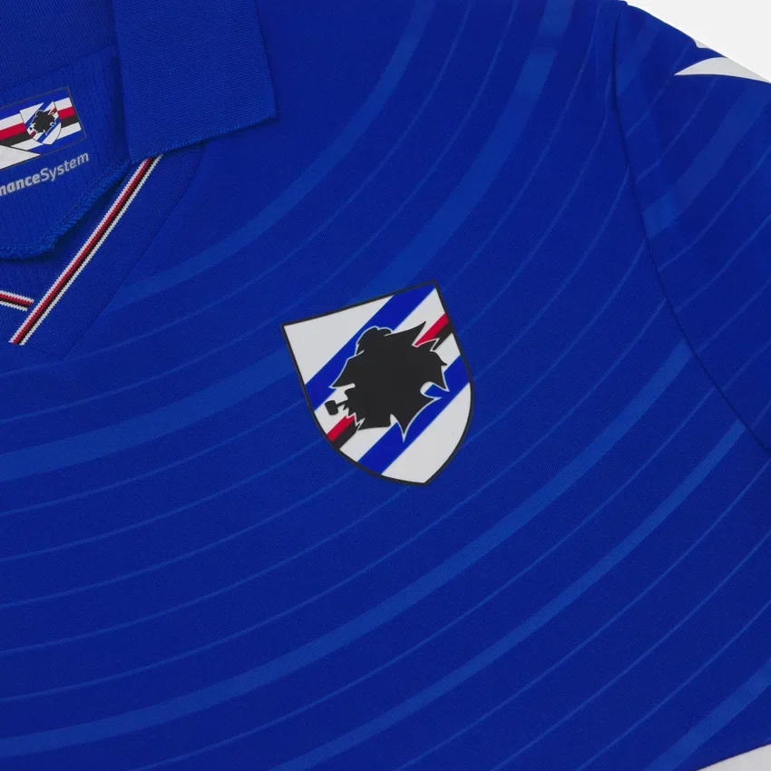 Camisola de jogo em casa júnior da U.C. Sampdoria 2025/26 Camisola de jogo em casa júnior da U.C. Sampdoria 2025/26