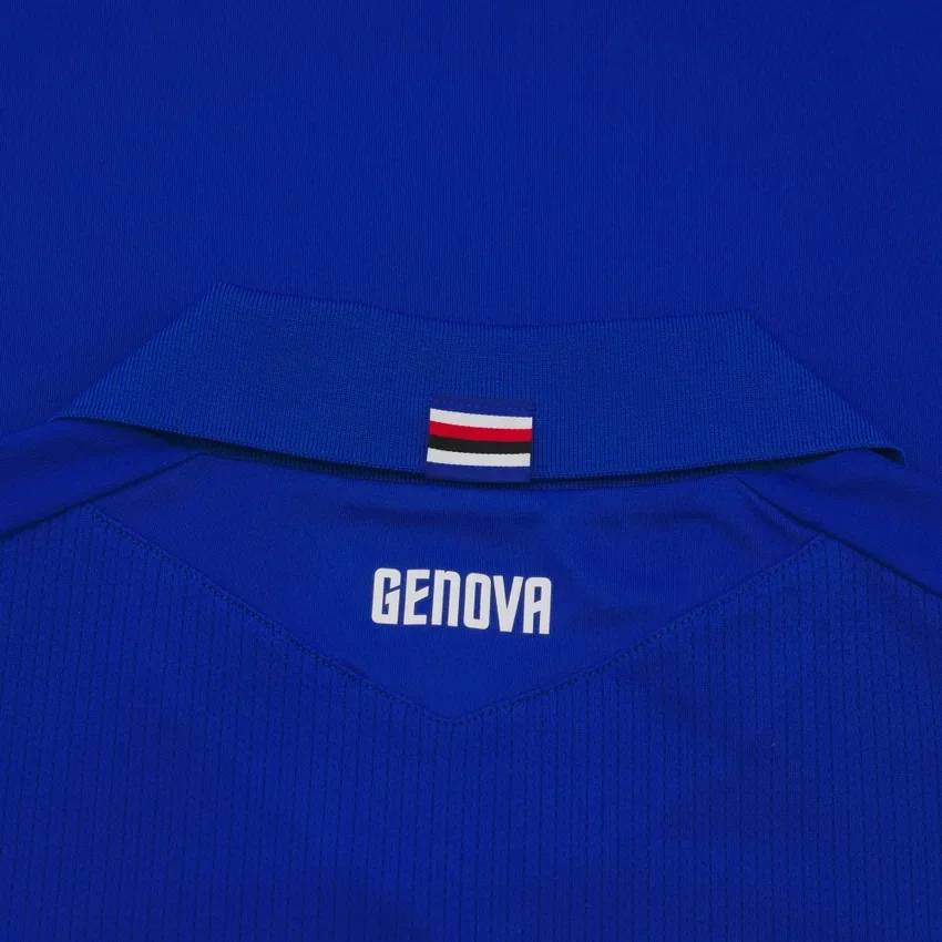 Camisola de jogo em casa júnior da U.C. Sampdoria 2025/26 Camisola de jogo em casa júnior da U.C. Sampdoria 2025/26