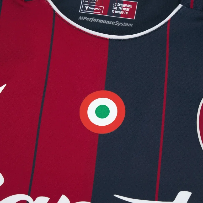 Camisola de jogo em casa júnior do Bologna FC 1909 2025/26 Camisola de jogo em casa júnior do Bologna FC 1909 2025/26