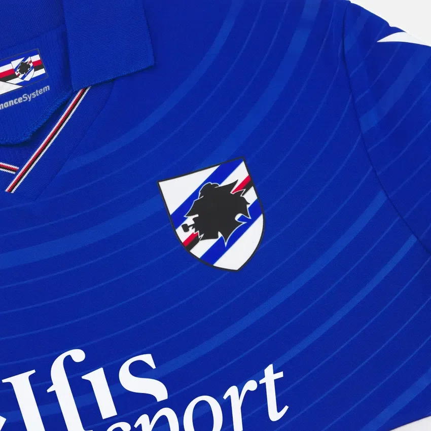 Camisola de jogo em casa para adulto da U.C. Sampdoria 2025/26 Camisola de jogo em casa para adulto da U.C. Sampdoria 2025/26