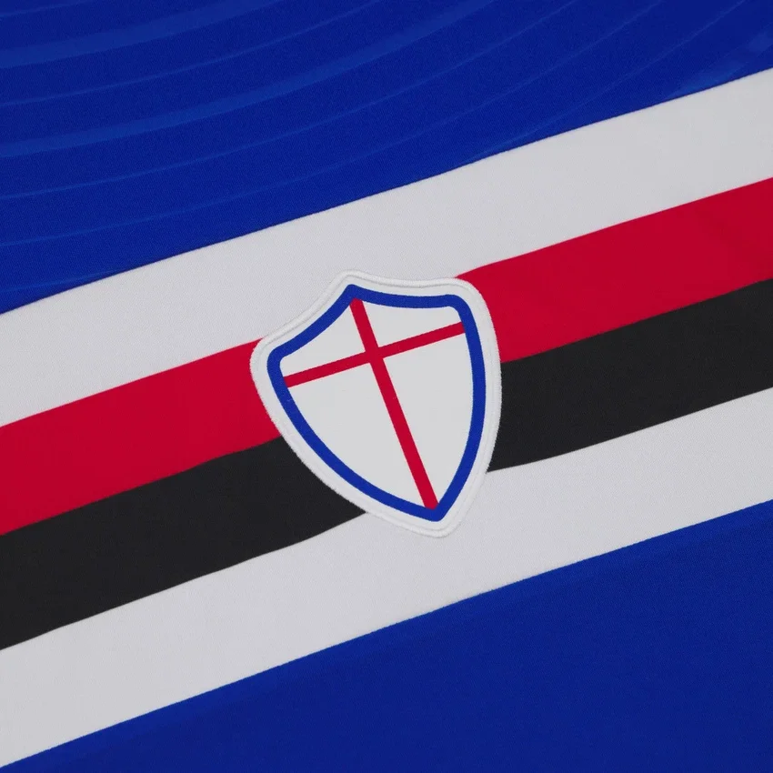 Camisola de jogo em casa júnior da U.C. Sampdoria 2025/26 Camisola de jogo em casa júnior da U.C. Sampdoria 2025/26