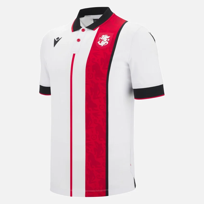 Camisola de jogo em casa para adultos da Federação Georgiana de Futebol 2025/26 Camisola de jogo em casa para adultos da Federação Georgiana de Futebol 2025/26