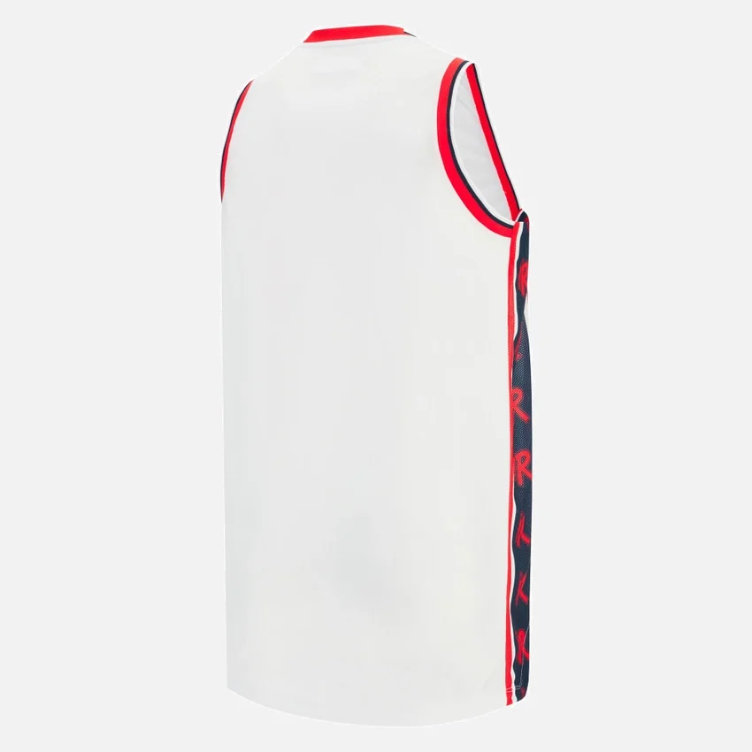 Camisola de jogo em casa para adultos da Pallacanestro Reggiana 2025/26 Camisola de jogo em casa para adultos da Pallacanestro Reggiana 2025/26
