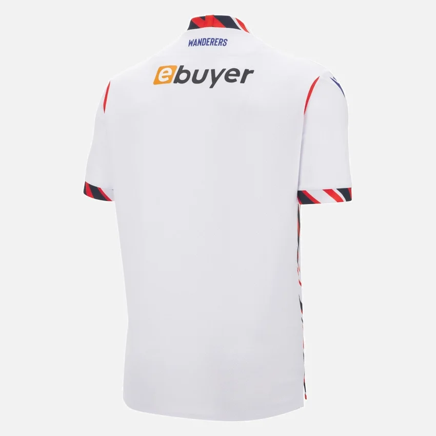 Camisola de jogo em casa para adultos do Bolton Wanderers FC 2025/26 Camisola de jogo em casa para adultos do Bolton Wanderers FC 2025/26