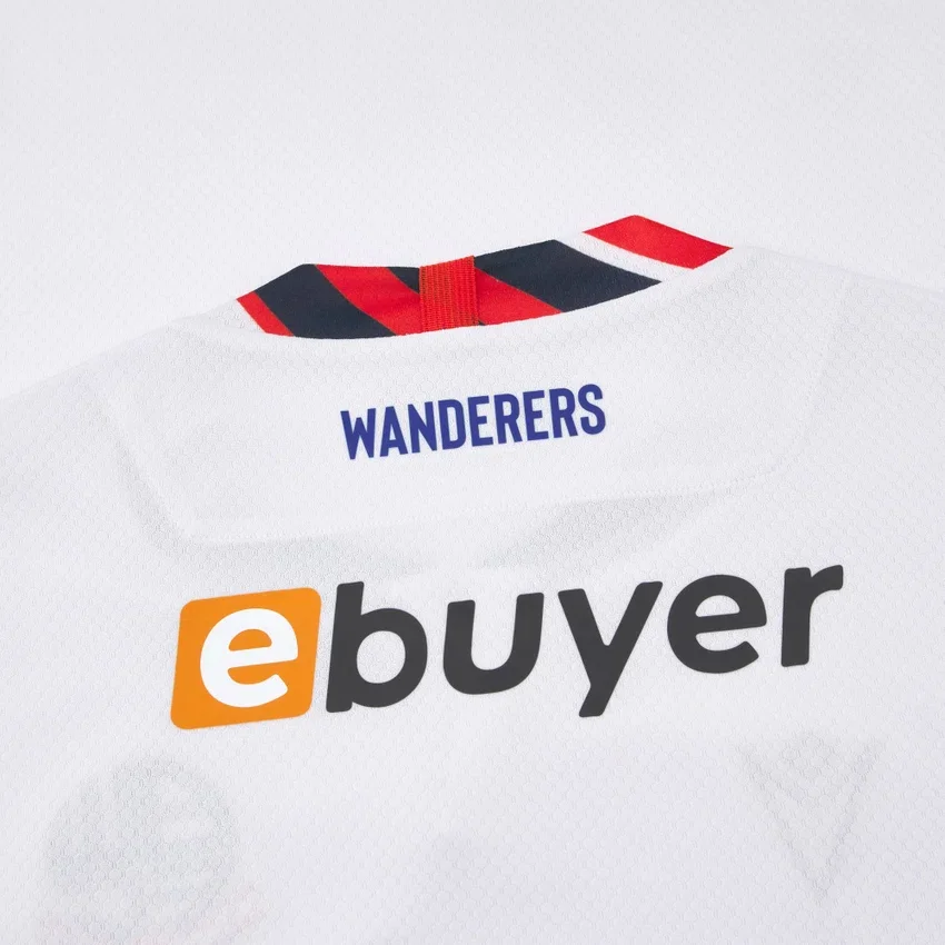Camisola de jogo em casa para adultos do Bolton Wanderers FC 2025/26 Camisola de jogo em casa para adultos do Bolton Wanderers FC 2025/26