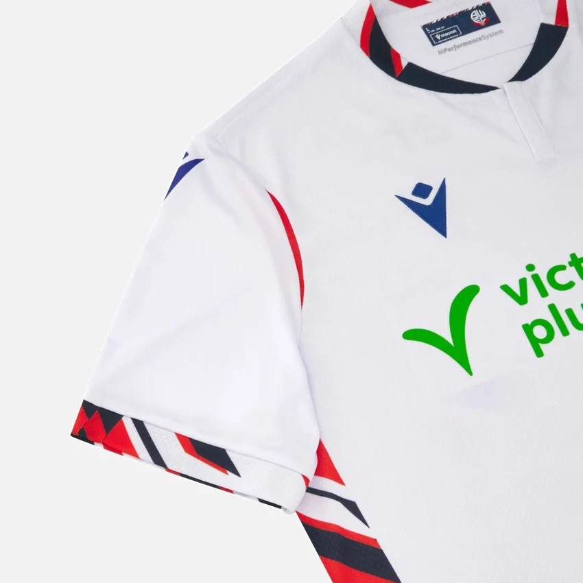 Camisola de jogo em casa para adultos do Bolton Wanderers FC 2025/26 Camisola de jogo em casa para adultos do Bolton Wanderers FC 2025/26