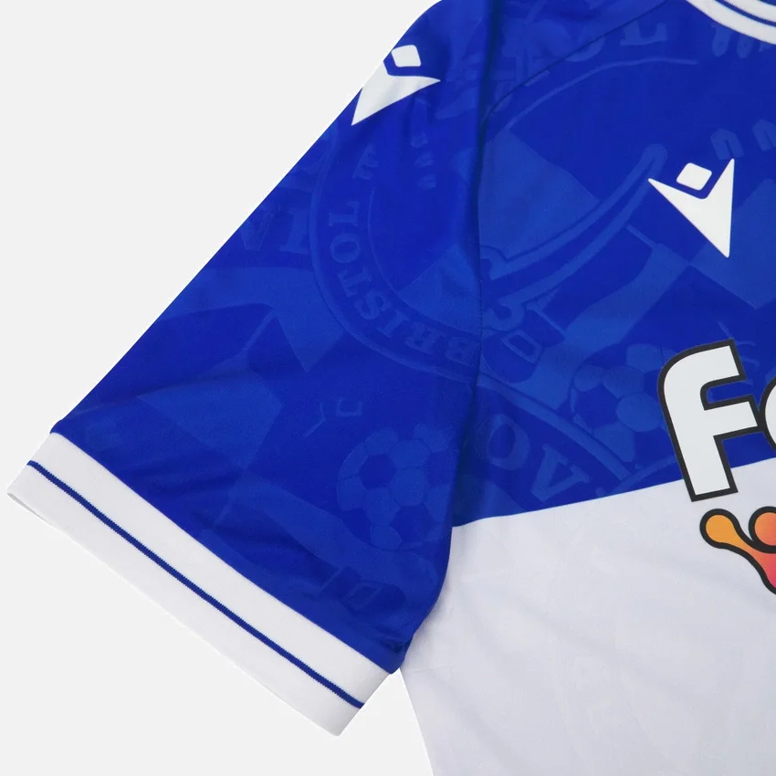 Camisola de jogo em casa para adultos do Bristol Rovers FC 2025/26 Camisola de jogo em casa para adultos do Bristol Rovers FC 2025/26