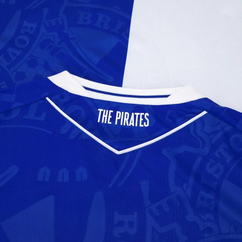 Camisola de jogo em casa para adultos do Bristol Rovers FC 2025/26 Camisola de jogo em casa para adultos do Bristol Rovers FC 2025/26