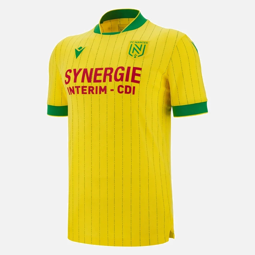 Camisola de jogo em casa para adultos do FC Nantes 2025/26 Camisola de jogo em casa para adultos do FC Nantes 2025/26