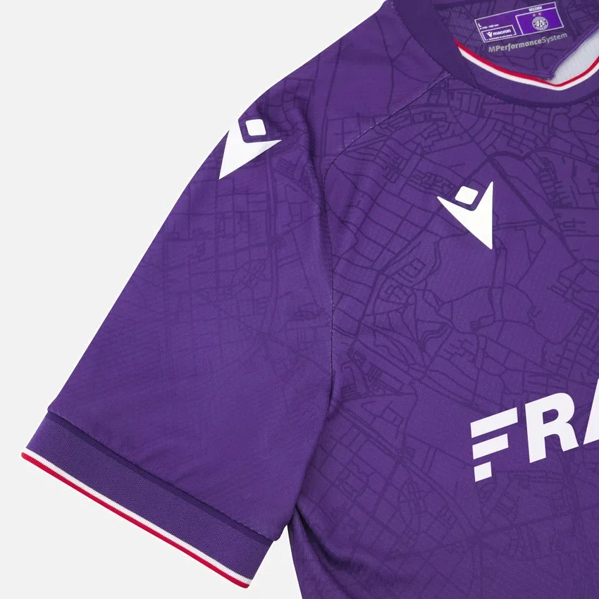 Camisola de jogo em casa para adultos do FK Austria Wien 2025/26 Camisola de jogo em casa para adultos do FK Austria Wien 2025/26