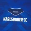 Camisola de jogo em casa para adultos do Karlsruher SC 2025/26 Camisola de jogo em casa para adultos do Karlsruher SC 2025/26