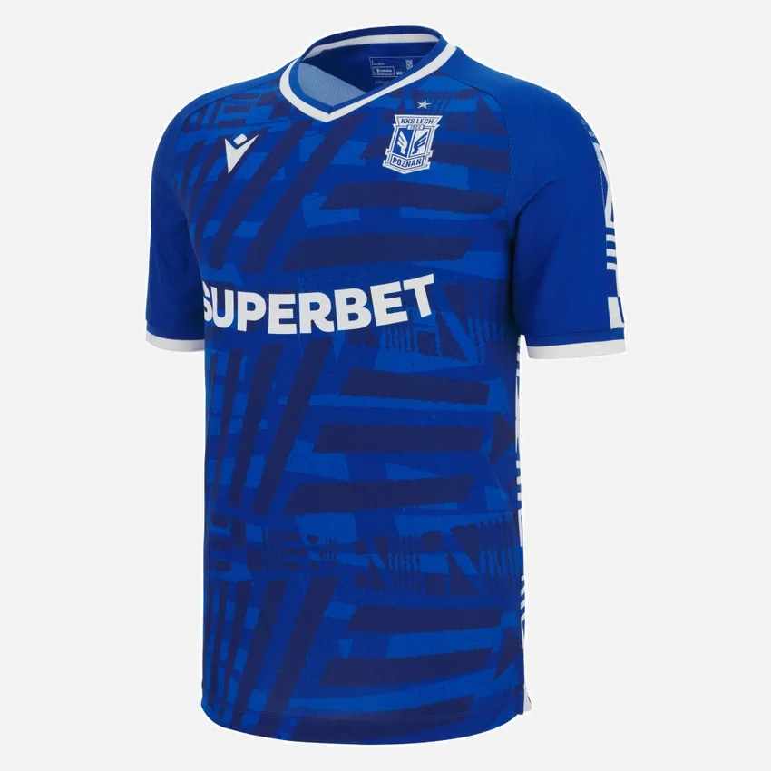 Camisola de jogo em casa para adultos do Lech Poznan 2025/26 Camisola de jogo em casa para adultos do Lech Poznan 2025/26