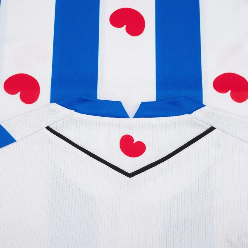 Camisola de jogo em casa para adultos do SC Heerenveen 2025/26 Camisola de jogo em casa para adultos do SC Heerenveen 2025/26