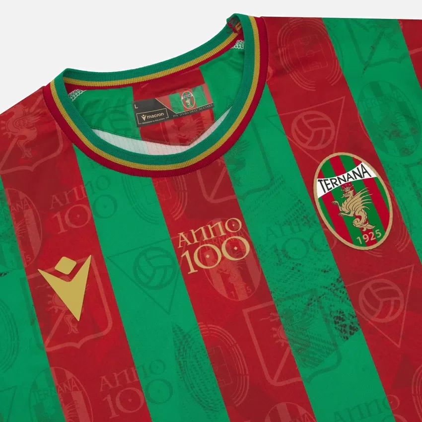 Camisola de jogo em casa para adultos do Ternana Calcio 2025/26 Camisola de jogo em casa para adultos do Ternana Calcio 2025/26
