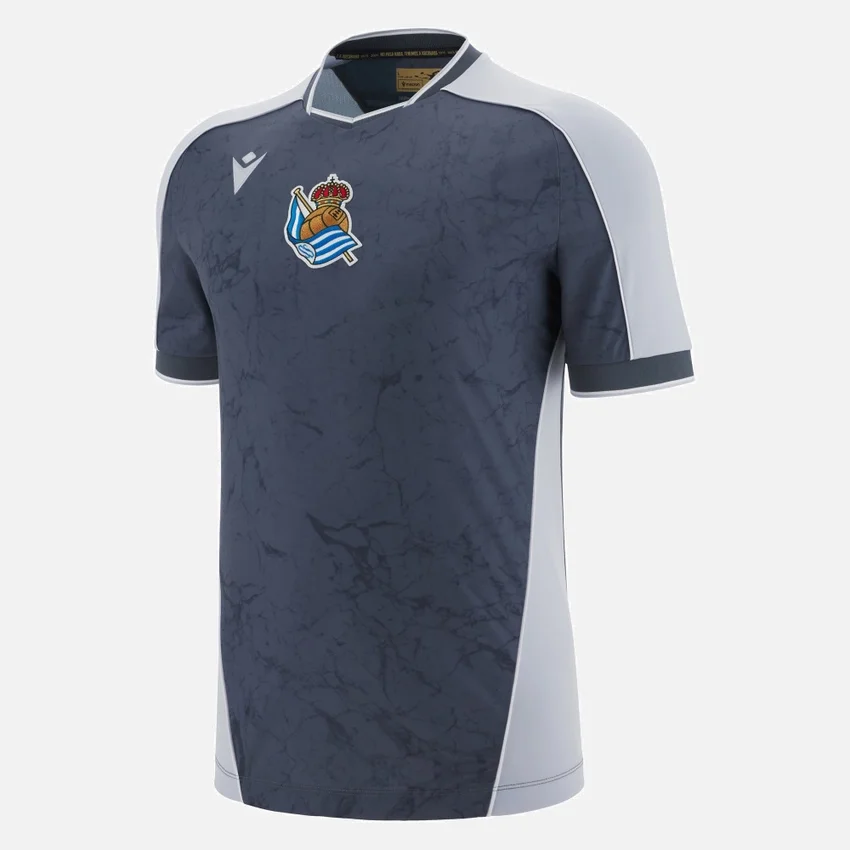Camisola de jogo fora de casa da Real Sociedad 2025/26 para adultos Camisola de jogo fora de casa da Real Sociedad 2025/26 para adultos