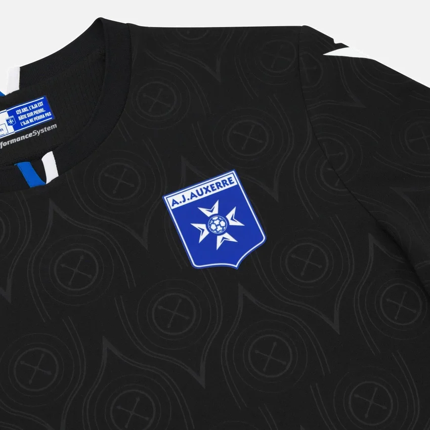 Camisola de jogo fora de casa do Auxerre 2025/26 para adultos Camisola de jogo fora de casa do Auxerre 2025/26 para adultos