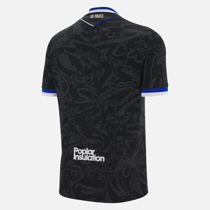 Camisola de jogo fora de casa do Bristol Rovers FC 2025/26 para adultos Camisola de jogo fora de casa do Bristol Rovers FC 2025/26 para adultos