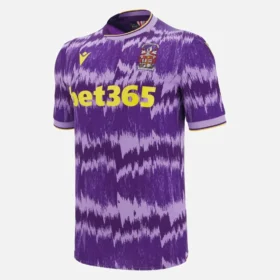 Camisola de jogo fora de casa do Stoke City FC 2025/26 para adultos Camisola de jogo fora de casa do Stoke City FC 2025/26 para adultos