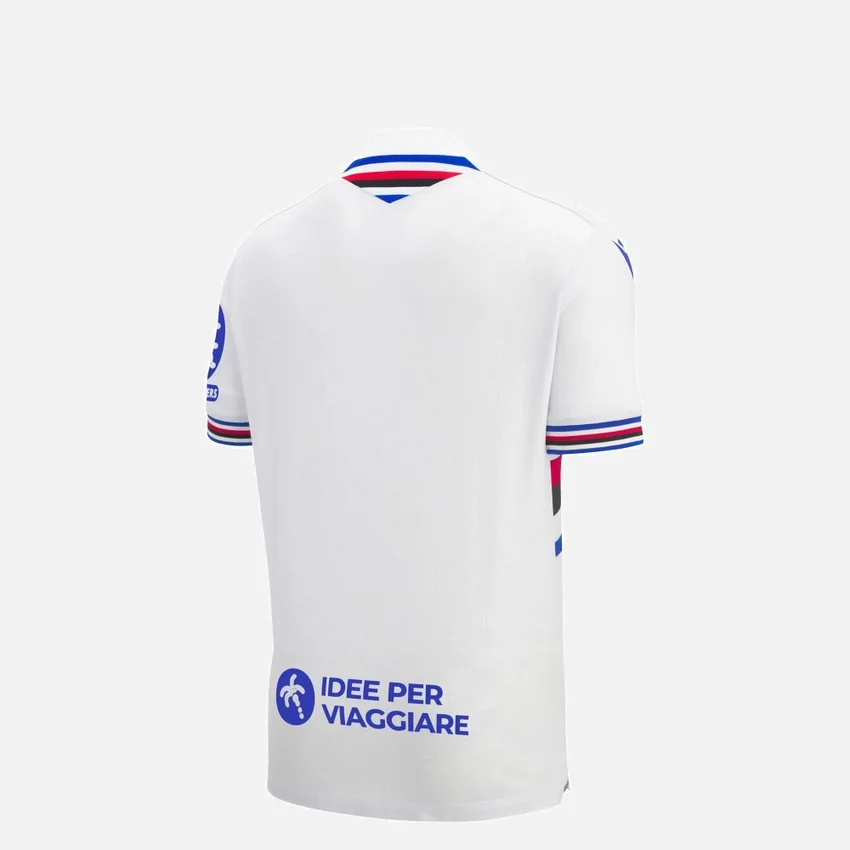 Camisola de jogo fora de casa júnior da U.C. Sampdoria 2025/26 Camisola de jogo fora de casa júnior da U.C. Sampdoria 2025/26