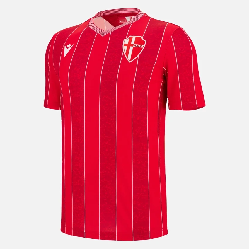 Camisola de jogo fora de casa para adulto do Calcio Padova 2025/26 Camisola de jogo fora de casa para adulto do Calcio Padova 2025/26