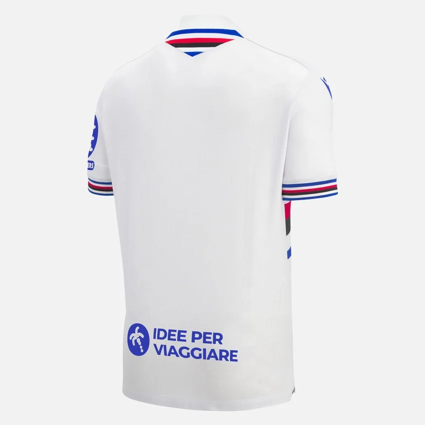 Camisola de jogo fora de casa para adultos da U.C. Sampdoria 2025/26 Camisola de jogo fora de casa para adultos da U.C. Sampdoria 2025/26