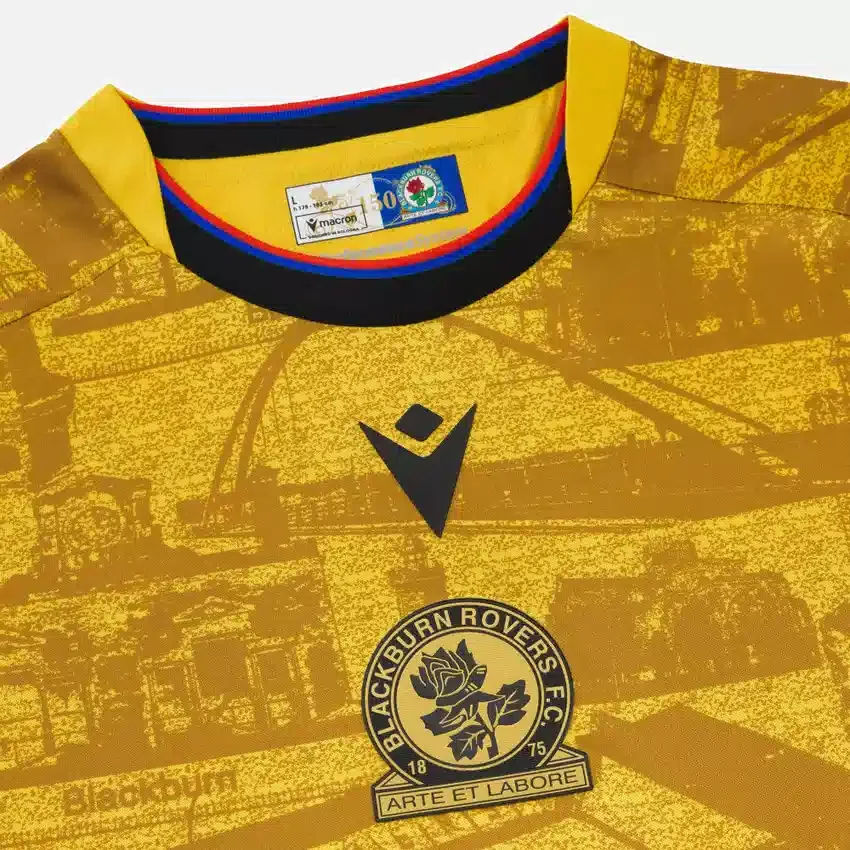 Camisola de jogo fora de casa para adultos do Blackburn Rovers FC 2025/26 Camisola de jogo fora de casa para adultos do Blackburn Rovers FC 2025/26
