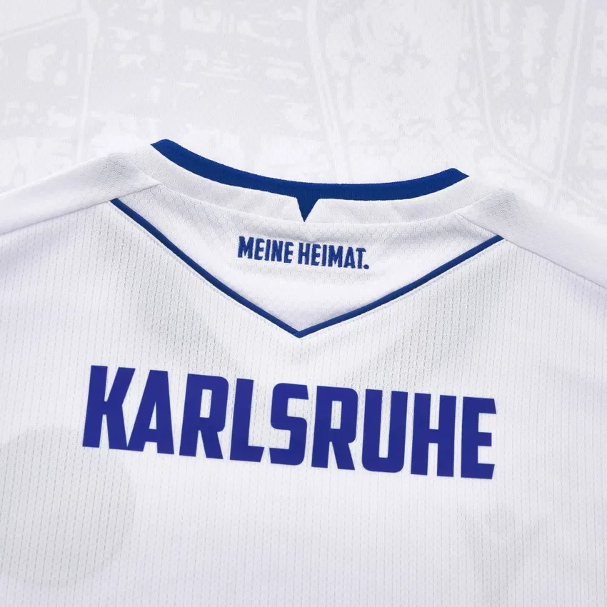 Camisola de jogo fora de casa para adultos do Karlsruher SC 2025/26 Camisola de jogo fora de casa para adultos do Karlsruher SC 2025/26