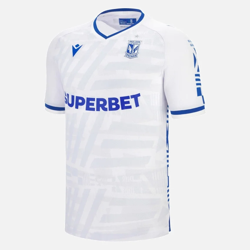 Camisola de jogo fora de casa para adultos do Lech Poznan 2025/26 Camisola de jogo fora de casa para adultos do Lech Poznan 2025/26