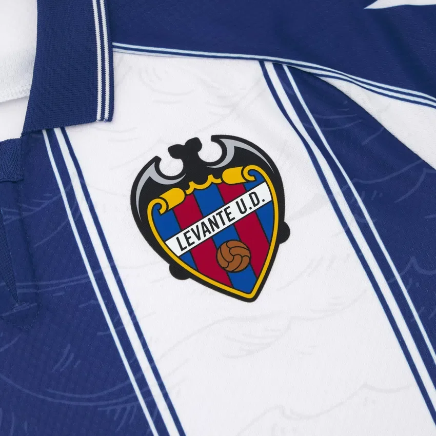 Camisola de jogo fora de casa para adultos do Levante UD 2025/26 Camisola de jogo fora de casa para adultos do Levante UD 2025/26