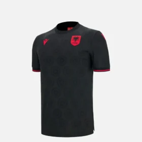 Camisola de jogo júnior da seleção nacional da Albânia FSHF 2026/27 Camisola de jogo júnior da seleção nacional da Albânia FSHF 2026/27