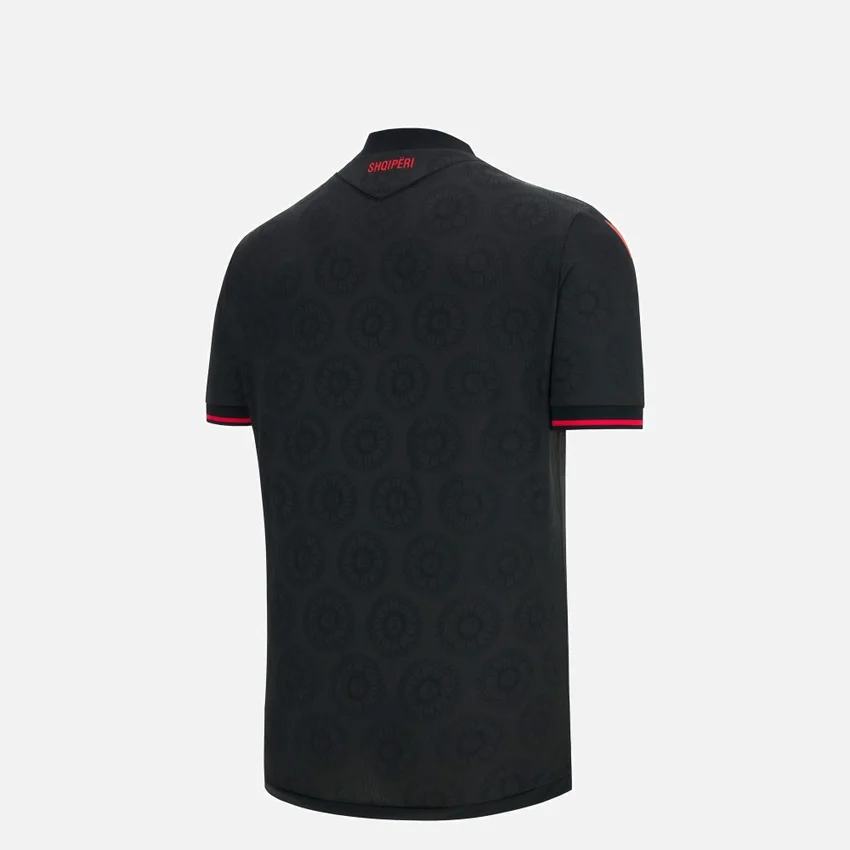 Camisola de jogo júnior da seleção nacional da Albânia FSHF 2026/27 Camisola de jogo júnior da seleção nacional da Albânia FSHF 2026/27