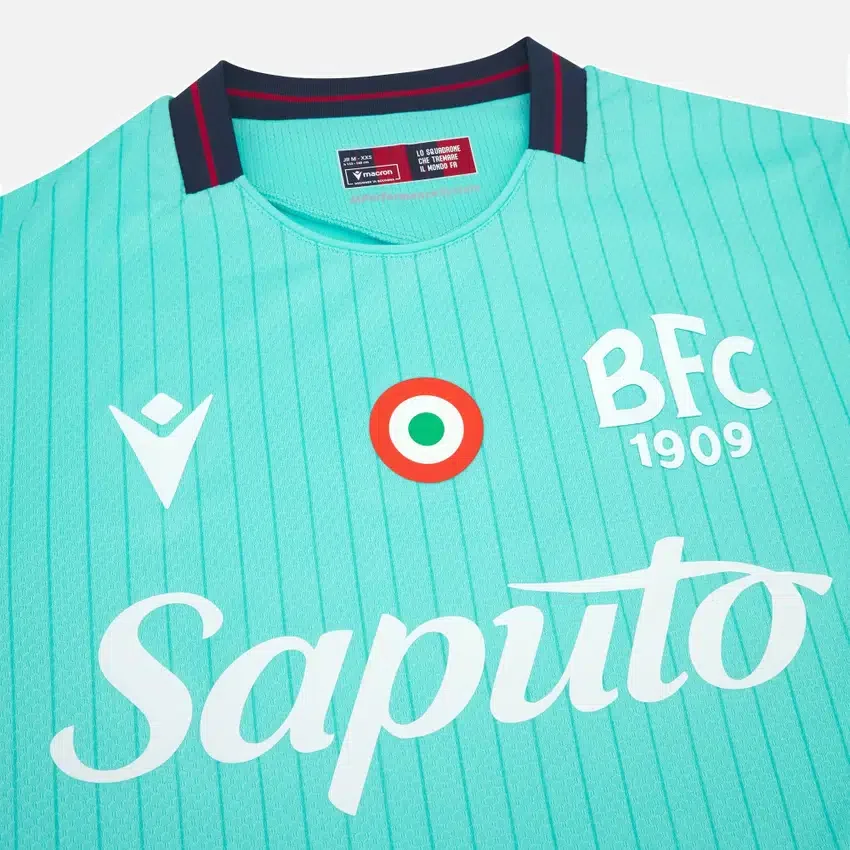 Camisola de jogo júnior terceira do Bologna FC 1909 2025/26 Camisola de jogo júnior terceira do Bologna FC 1909 2025/26