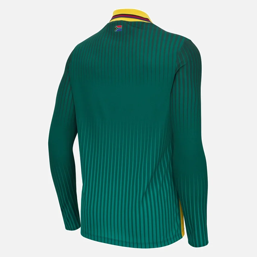 Camisola de jogo ODI de manguitos compridos da Cricket South Africa 2025/26 Camisola de jogo ODI de manguitos compridos da Cricket South Africa 2025/26