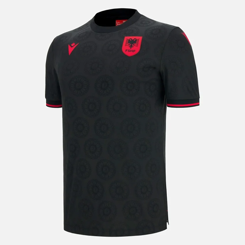 Camisola de jogo terceira da Seleção Nacional da Albânia FSHF 2026/27 para adultos Camisola de jogo terceira da Seleção Nacional da Albânia FSHF 2026/27 para adultos
