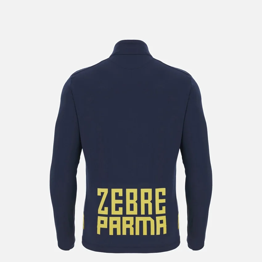 Camisola de treino com fecho de 1/4 Zebre Parma 2025/26 Júnior Camisola de treino com fecho de 1/4 Zebre Parma 2025/26 Júnior