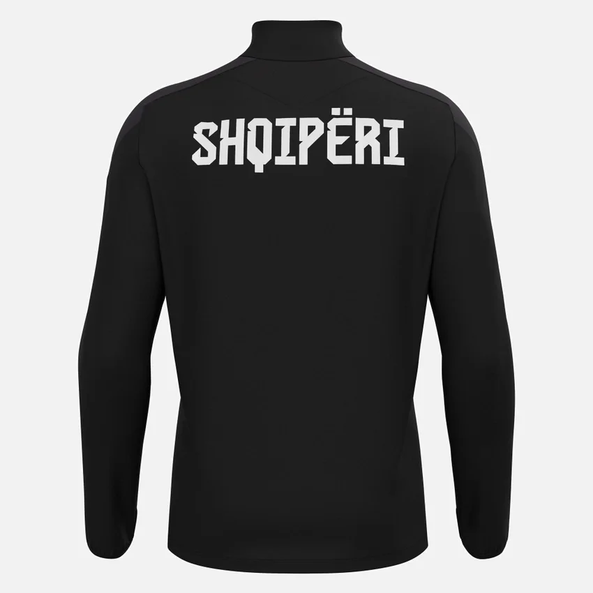 Camisola de treino com fecho de correr de 1/4 da Seleção Nacional da Albânia FSHF 2026/27 Camisola de treino com fecho de correr de 1/4 da Seleção Nacional da Albânia FSHF 2026/27