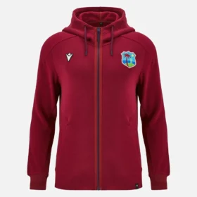 Camisola de viagem com fecho completo para adultos West Indies Cricket 2025/26 Camisola de viagem com fecho completo para adultos West Indies Cricket 2025/26